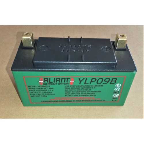 ALIANT Batterie Litio Ultralight (F) Batteria Y-LP HONDA TRX 300 X